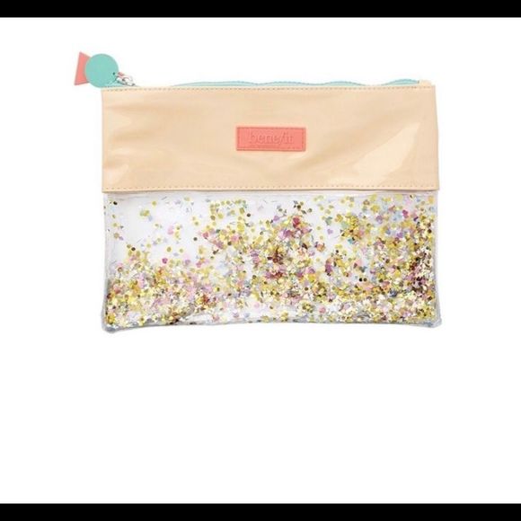 Benefit Cosmetics Makeup Set Brow pencil, Mascara, pore primer, pouch New - Picture 3 of 6